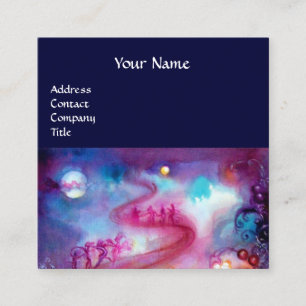 GARDEN OF THE LOST SHADOWS / MAGIC STAIRS Monogram Calling Card