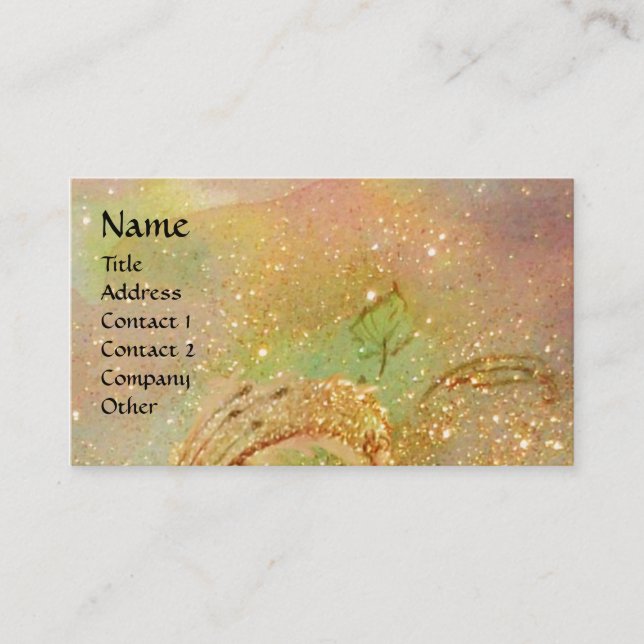 GARDEN OF THE LOST SHADOWS -  MONOGRAM BUSINESS CARD (Front)