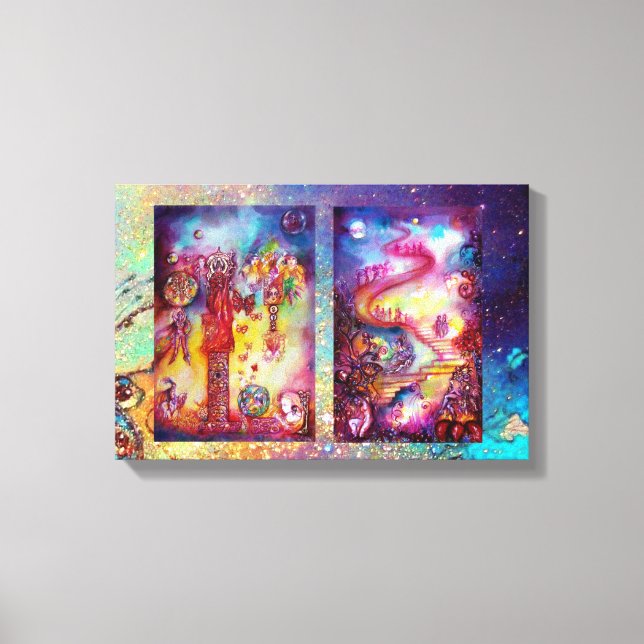 GARDEN OF THE LOST SHADOWS / MYSTIC STAIRS CANVAS PRINT (Front)