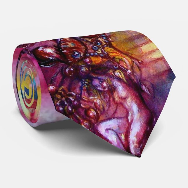 GARDEN OF THE LOST SHADOWS ,MYSTIC STAIRS NECK TIE (Rolled)