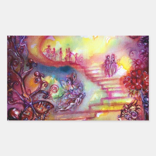 GARDEN OF THE LOST SHADOWS / MYSTIC STAIRS STICKER (Front)