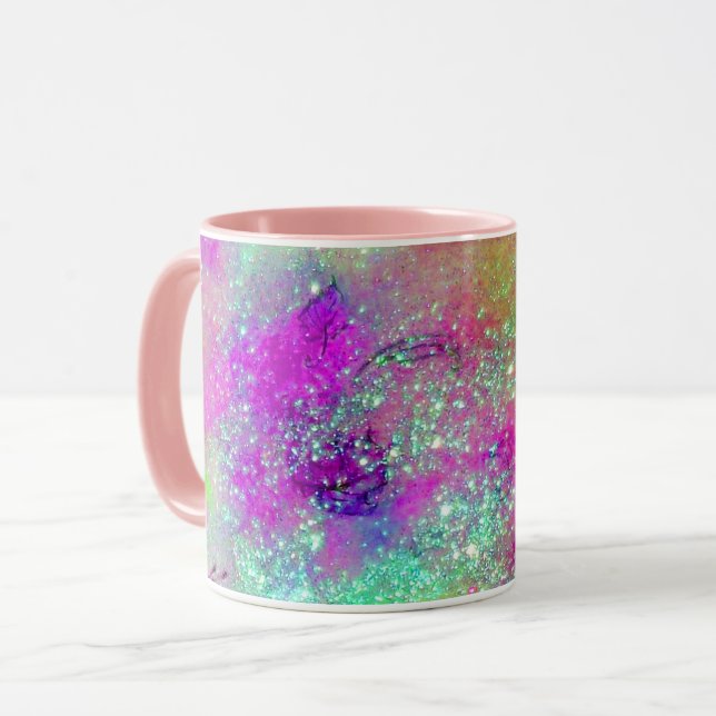 GARDEN OF THE LOST SHADOWS -pink purple violet Mug (Front Left)
