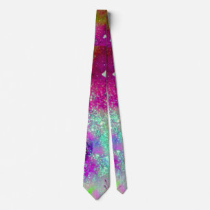 GARDEN OF THE LOST SHADOWS -pink purple violet Tie