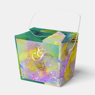 GARDEN OF THE LOST SHADOWS PURPLE GREEN YELLOW FAVOR BOX