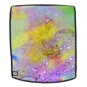 GARDEN OF THE LOST SHADOWS - Purple Yellow Green Backpack