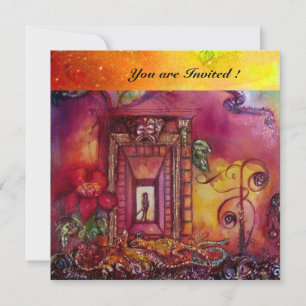 GARDEN OF THE LOST SHADOWS -SNAKES AND IGUANAS INVITATION