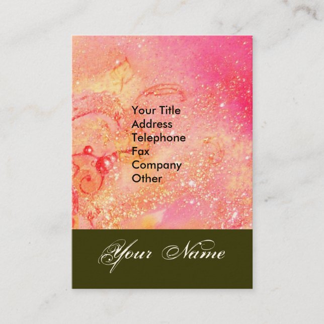 GARDEN OF THE LOST SHADOWS STAR DUST MONOGRAM 1 BUSINESS CARD (Front)