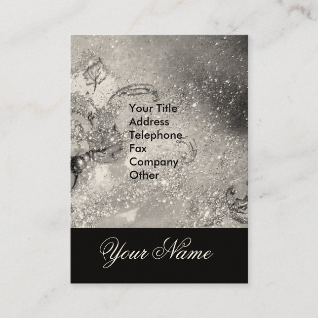 GARDEN OF THE LOST SHADOWS -STAR DUST MONOGRAM 2 BUSINESS CARD (Front)