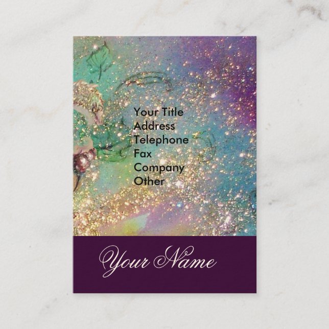 GARDEN OF THE LOST SHADOWS -STAR DUST MONOGRAM 2 BUSINESS CARD (Front)