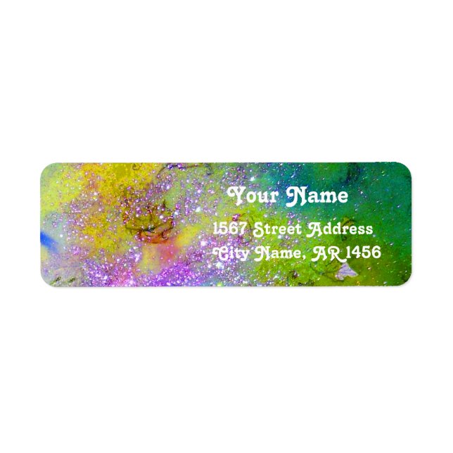 GARDEN OF THE LOST SHADOWS, violet green yellow (Front)