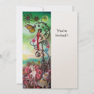 GARDEN OF THE MELISSA champagne Invitation