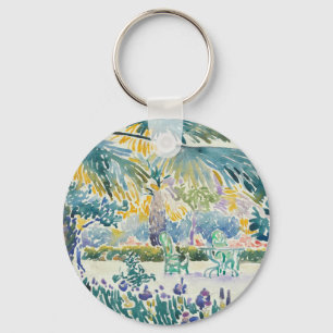 Garden of the Painter at Saint Clair Keychain