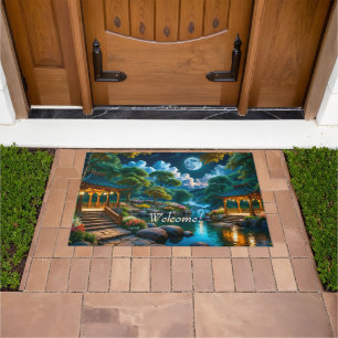 Garden of the Quiet Night Doormat