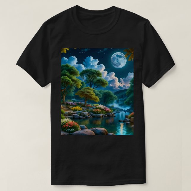 Garden of the Quiet Night T-Shirt (3) (Design Front)