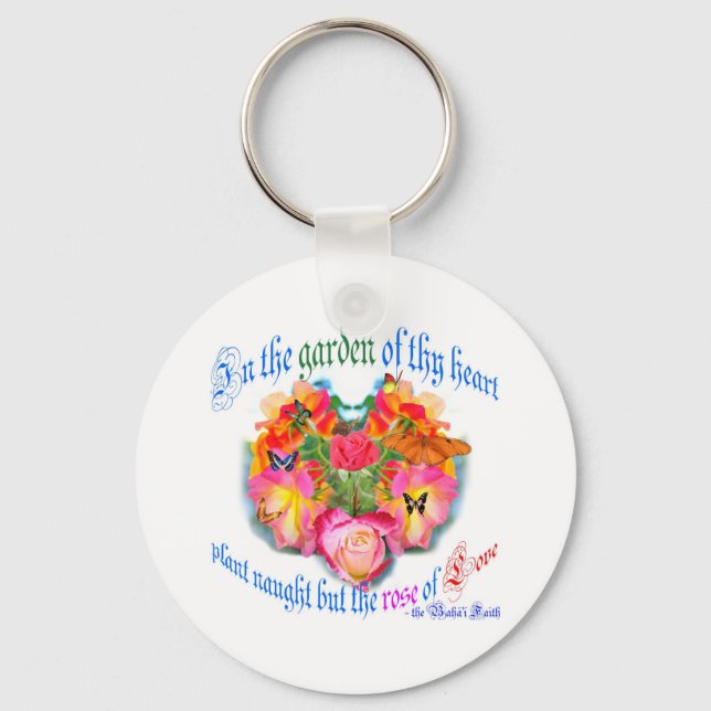 Garden of thy heart key chain (Front)