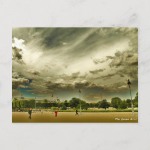 Garden of Tuileries, Paris, France Postcard