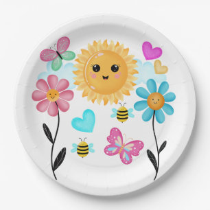 Garden of Whimsy  Paper Plate