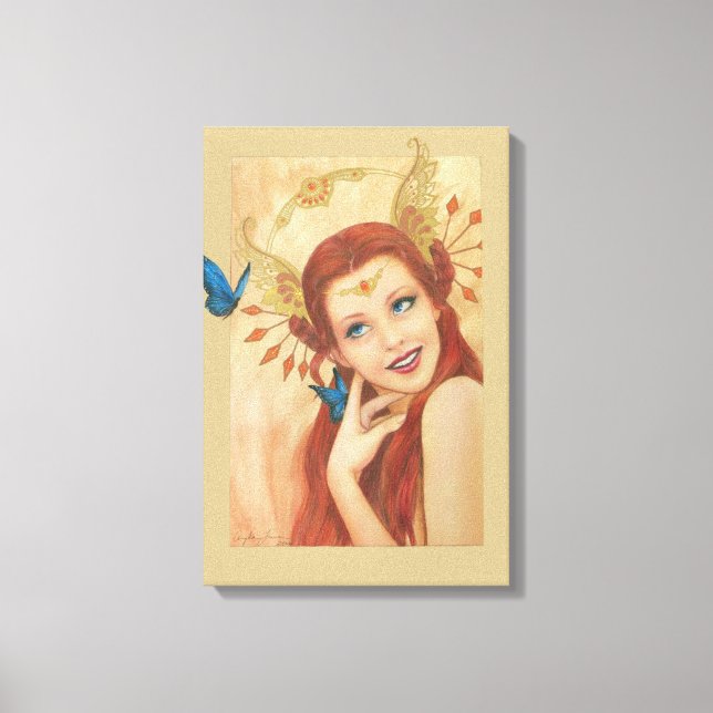 Garden of Winged Things Canvas Print (Front)