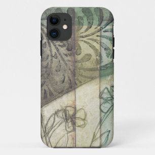 Garden Panel with Leaves, Flowers, and Grass iPhone 11 Case