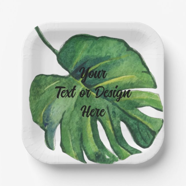 Garden Paper Plate (Front)