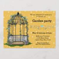 Garden Party * CHOOSE your background colour