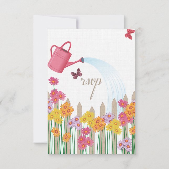 Garden Party Collection RSVP Card (Front)
