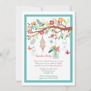 Garden Party Floral Invitation