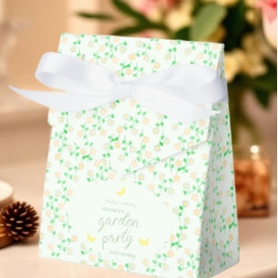 Garden Party Gender Neutral Baby Shower Favor Box