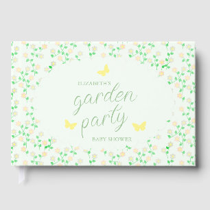 Garden Party Gender Neutral Baby Shower Guest Book