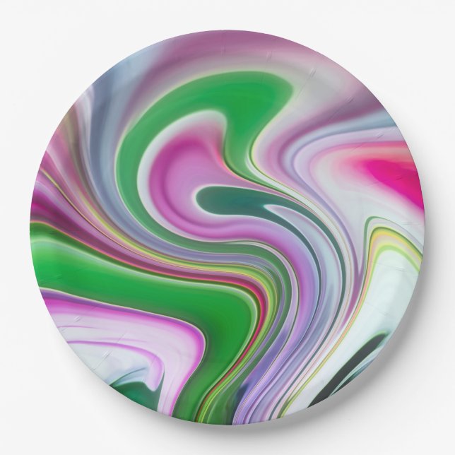 Garden Party Paper Plate (Front)