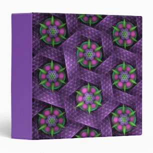 Garden Party Purple Binder