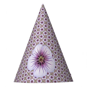 Garden Party Purple Flower on any Colour Hat