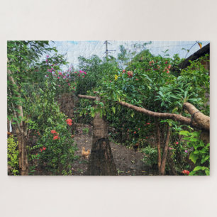 Garden Path at the Edge of Home Jigsaw Puzzle