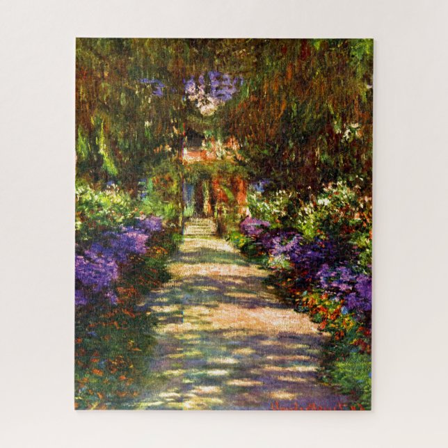 Garden Path by Claude Monet Jigsaw Puzzle (Vertical)