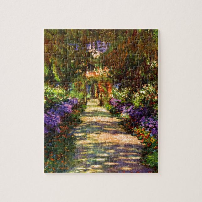 Garden Path by Claude Monet Jigsaw Puzzle (Vertical)