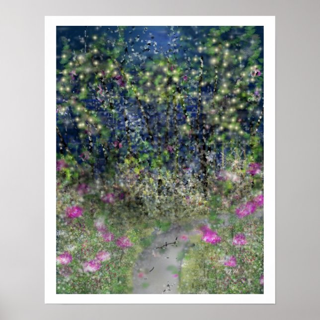 Garden Path Digital Dreamscape Print (Front)