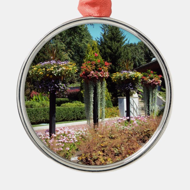 Garden Path Metal Ornament (Front)