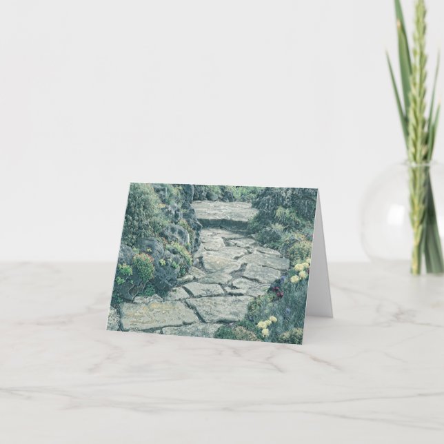 Garden Path - Thank You Card (Front)