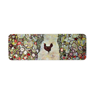 Garden Path w Chickens, Gustav Klimt, Art Nouveau