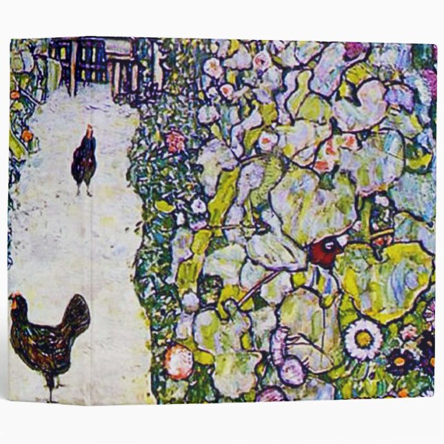 Garden Path with Chickens, Gustav Klimt Binder (Front/Spine)