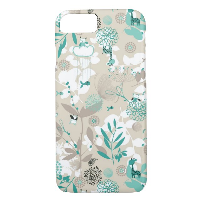 Garden Pattern Case-Mate iPhone Case (Back)