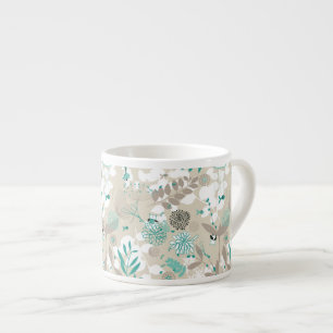 Garden Pattern Espresso Cup