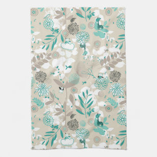 Garden Pattern Kitchen Towel