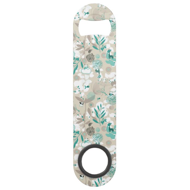 Garden Pattern Speed Bottle Opener (Front)