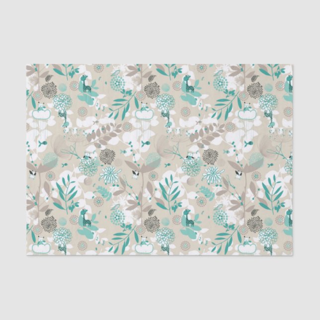 Garden Pattern Tissue Paper (Front)
