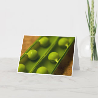 Garden Peas Greeting Card