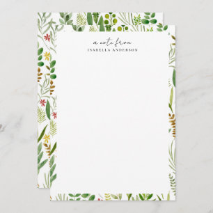 Garden Personalized Card