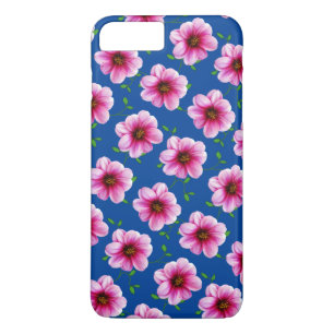 Garden Pink Dahlia Flower on any Color iPhone 8 Plus/7 Plus Case