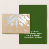 Garden Plant Leaves Botanical Mandala Birthday
