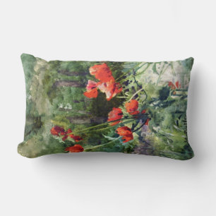 Garden Poppies (by Mildred Anne Butler) Lumbar Pillow